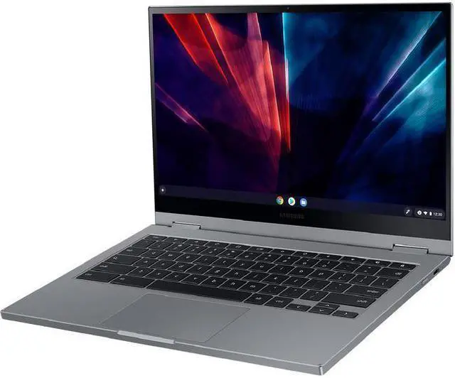 Alt view image 9 of 16 - Samsung Galaxy Chromebook 2 XE530QDA-KB2US 13.3" Touchscreen 2 in 1 Chromebook - Full HD - 1920 x 1080 - Intel Celeron 5205U 1.90 GHz - 4 GB RAM - Mercury Gray - Chrome OS - Intel UHD Graphics -