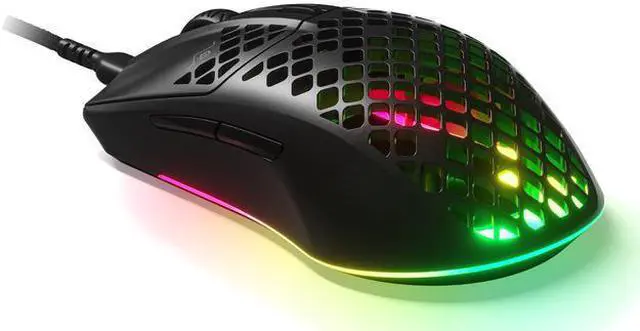 Alt view image 11 of 20 - SteelSeries Aerox 3 8500dpi Wired RGB Gaming Mouse 62599