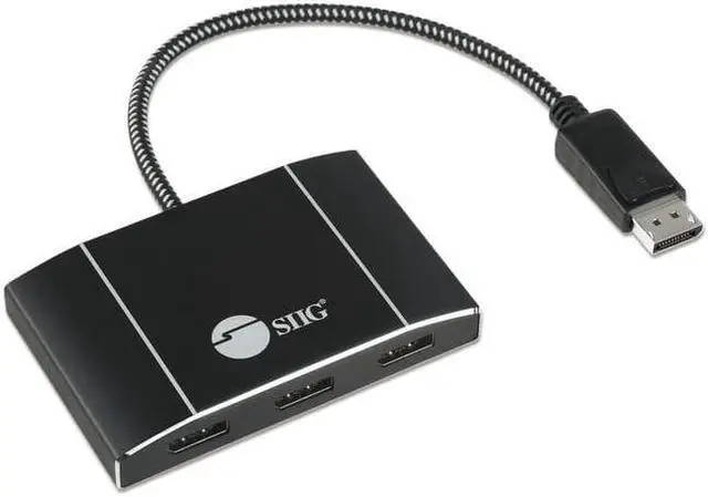 Alt view image 15 of 16 - 1x3 Triple 4K DisplayPort 1.4 to DisplayPort MST Hub Splitter CEDP0P11S1
