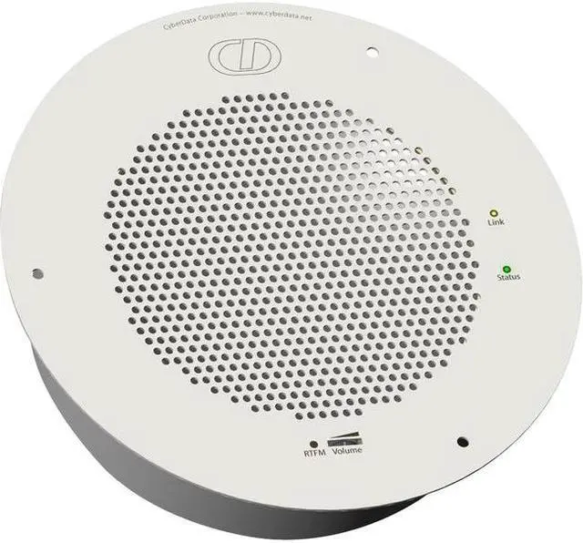 Alt view image 3 of 4 - CyberData - 011394 - CyberData Speaker System - White