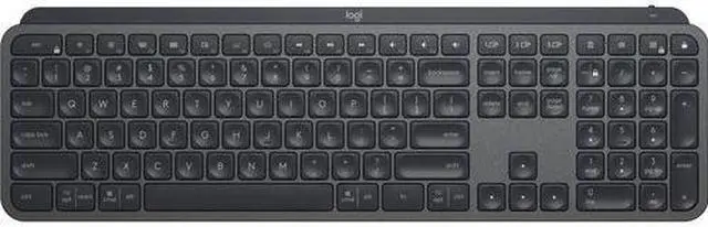 Alt view image 2 of 7 - Logitech MX Keys Advanced Wireless Illuminated Keyboard Black 920009295