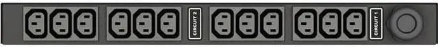 Alt view image 4 of 4 - Vertiv Geist Basic Rack PDU - (12) IEC C13| 30A| 208V| L6-30P| 4.9kW| RPDU VP9571A