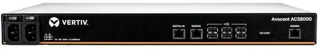 Alt view image 5 of 6 - Avocent ACS Advanced Console Server ACS8008MDAC-400 - Console server - 8 ports - GigE, RS-232 - 1U