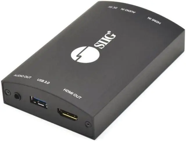 Main image of SIIG USB 3.0 HDMI Video Capture Device with 4K Loopout CE-H26H11-S1