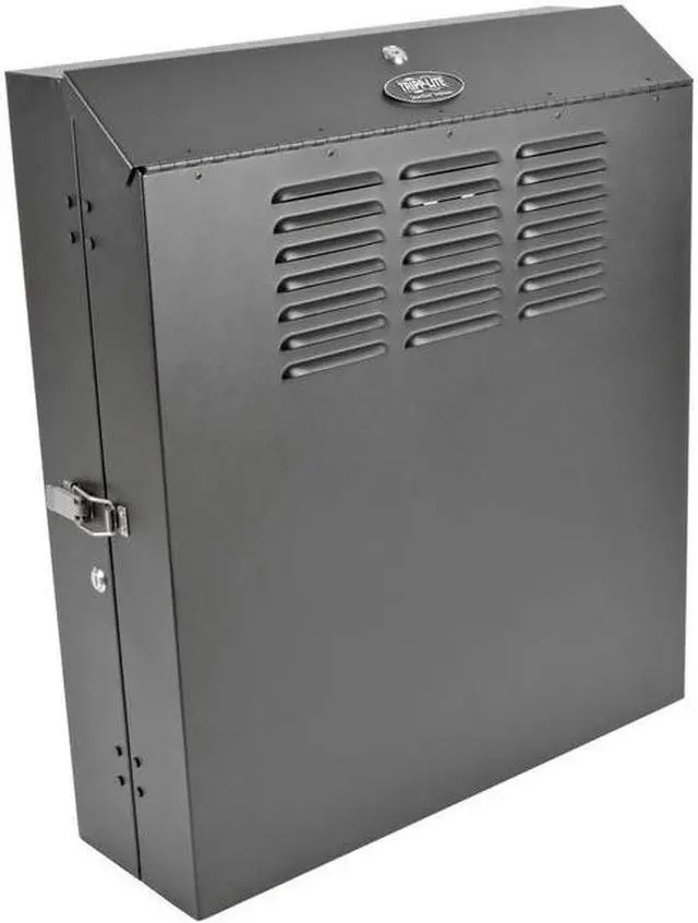 Alt view image 15 of 19 - Tripp Lite SmartRack 4U Low-Profile Vertical-Mount Switch-Depth Wall-Mount Rack Enclosure Cabinet