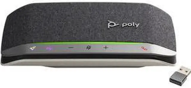 Alt view image 3 of 7 - Poly Sync 20+ for Microsoft Teams Portable Speakerphone, USB-C, Bluetooth for Smartphone