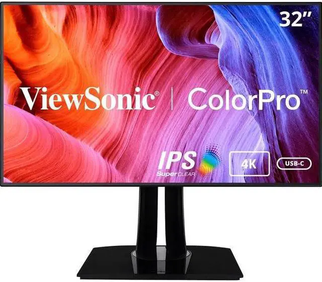 Alt view image 18 of 20 - ViewSonic VP3268a-4K 32 Inch Premium IPS 4K Monitor with Advanced Ergonomics, ColorPro 100% sRGB Rec 709, 14-bit 3D LUT, Eye Care, HDR10 Support, HDMI, USB C, DisplayPort for Professional Home Office