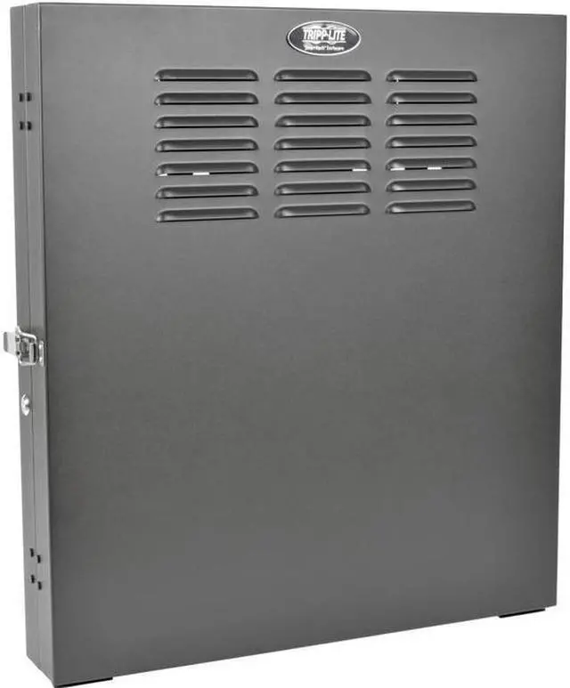 Alt view image 12 of 15 - Tripp Lite 2U Low-Profile Vertical-Mount Switch-Depth Wall-Mount Rack Enclosure Cabinet (SRWF2U)