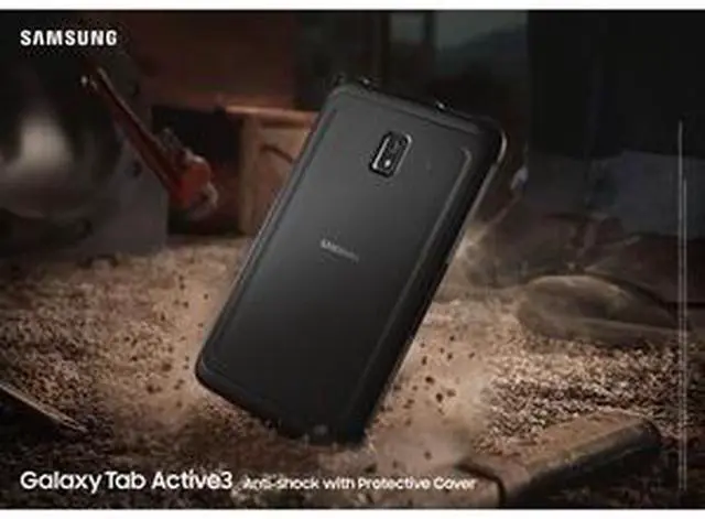 Alt view image 8 of 20 - Samsung Galaxy Tab Active3 Rugged Tablet - 8" WUXGA - Octa-core (8 Core) 2.70 GHz 1.70 GHz - 4 GB RAM - 64 GB Storage - Android 10 - 4G - Black