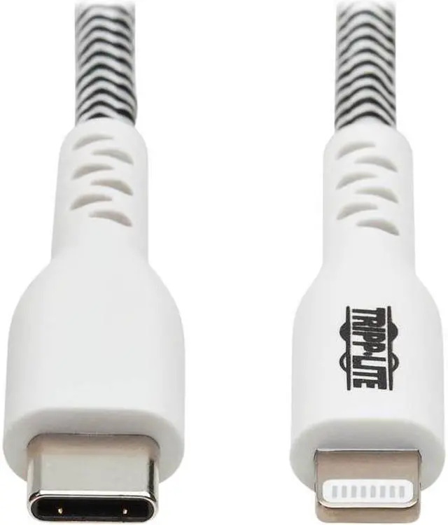 Alt view image 16 of 16 - Tripp Lite M102-006-HD Heavy-Duty USB-C to Lightning Cable M/M 6 ft. M102006HD