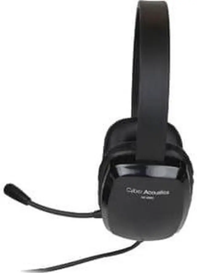Alt view image 6 of 15 - Cyber Acoustics AC-6008 3.5mm Connector Circumaural Stereo Headset w/ Single Plug