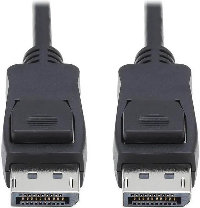 Alt view image 13 of 16 - Tripp Lite P580-010-V4 10 ft. Black DisplayPort 1.4 Cable with Latching Connectors - 8K UHD, HDR, 4:2:0, HDCP 2.2, M/M, Black, 10 ft. Male to Male
