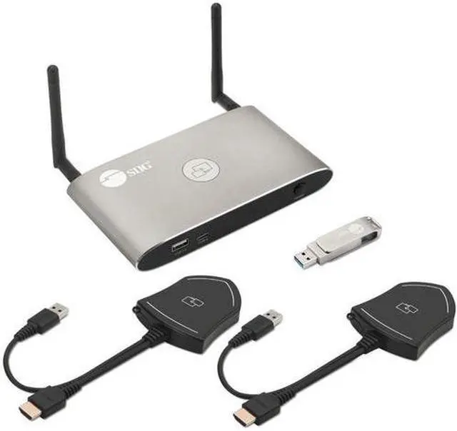 Alt view image 15 of 20 - SIIG AC CEH26611S1 Dual View Wireless Media Presentation Kit White Box