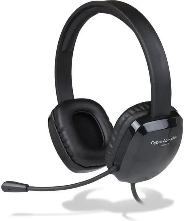 Alt view image 11 of 17 - Cyber Acoustics AC-6012 USB Stereo Headset