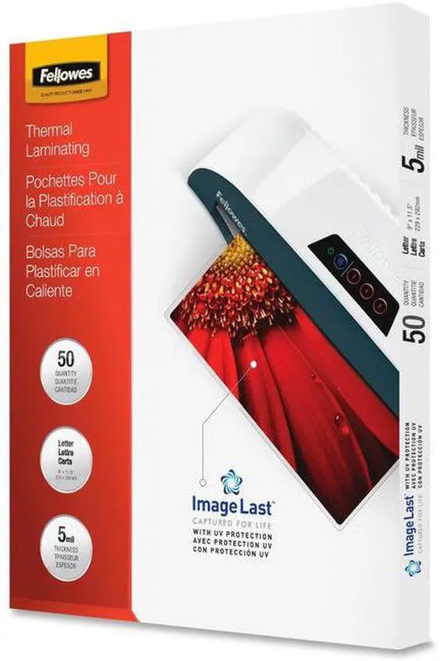 Alt view image 9 of 20 - FELLOWES 5204002 Fellowes 5204002 5mm letter-size laminating pouches 50 pk