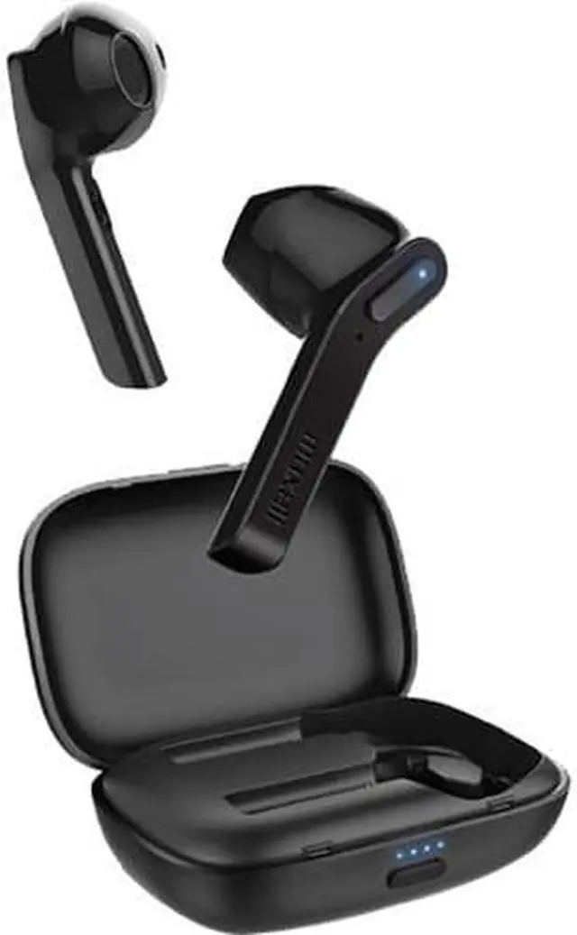Alt view image 6 of 7 - Maxell Jelleez True Wireless Bluetooth 5.0 Earbuds - Black (199460)