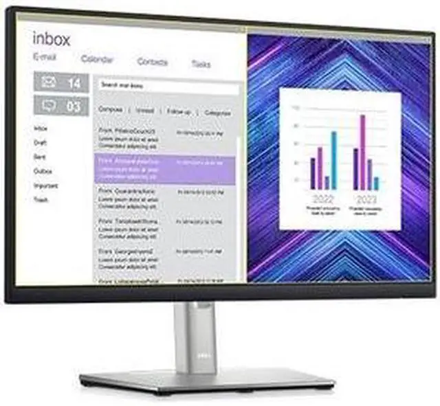 Alt view image 2 of 11 - Dell P2222H 21.5" Full HD 1920 x 1080 60 Hz D-Sub, HDMI, DisplayPort IPS Monitor