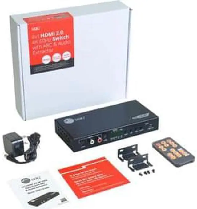 Alt view image 19 of 20 - Siig 4X1 Hdmi Seamless Quad-Split Multi-Viewer Switcher