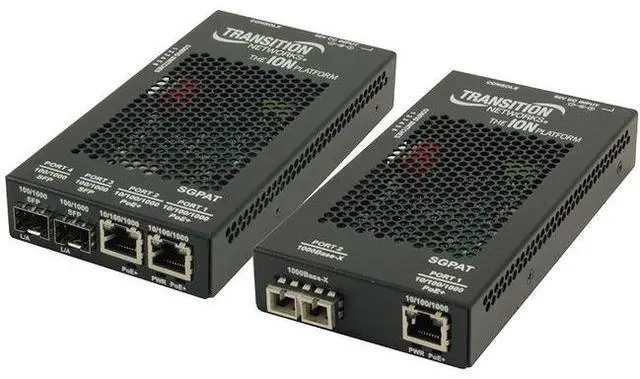 Alt view image 2 of 2 - Transition Networks SGPAT1039-105 Transceiver/Media Converter