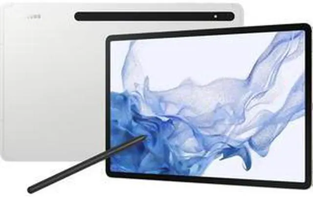 Alt view image 11 of 13 - SAMSUNG Galaxy Tab S8+ SM-X800NZSAXAR 8GB Memory 128GB Flash Storage 12.4" 2800 x 1752 Tablet PC Silver
