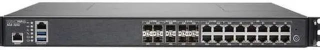 Alt view image 12 of 13 - SonicWALL - 01-SSC-3215 - SonicWall NSA 3650 High Availability Network Security/Firewall Appliance - 16 Port -