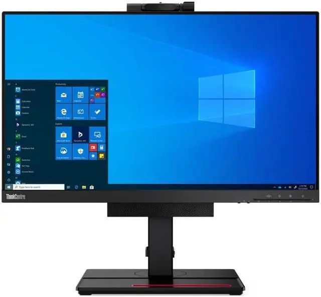 Alt view image 13 of 18 - Lenovo ThinkCentre TIO24Gen 4 23.8-inch WLED FHD- Monitor with IR Webcam and Speaker