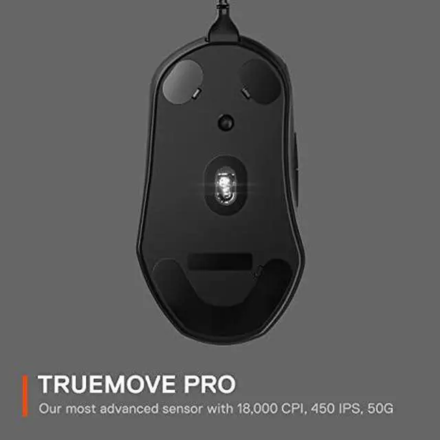 Alt view image 14 of 15 - SteelSeries Prime FPS Wired Optical Gaming Mouse