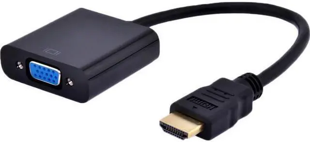 Alt view image 3 of 4 - 4XEM 4XHDMIVGAFAB HDMI To VGA Adapter - Black