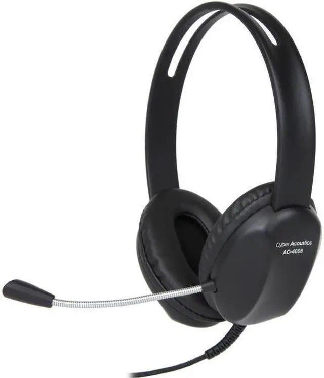 Alt view image 11 of 11 - Cyber Acoustics Ac-4006 Usb Stereo Headset