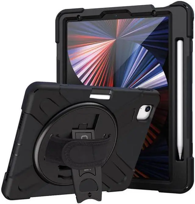 Alt view image 9 of 12 - Codi Rugged Rugged Carrying Case for 11" Apple iPad Pro 3rd Generation Tablet Black C30705060