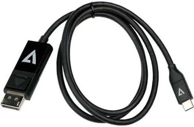 Alt view image 12 of 13 - V7 DisplayPort/USB-C Audio/Video Cable V7UCDP2M