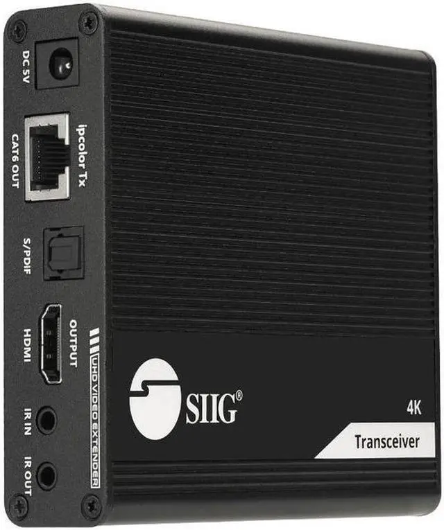 Alt view image 10 of 11 - SIIG AC CEH26N11S1 ipcolor 4K HDMI 2.0 Extender Daisy Chain Transceiver