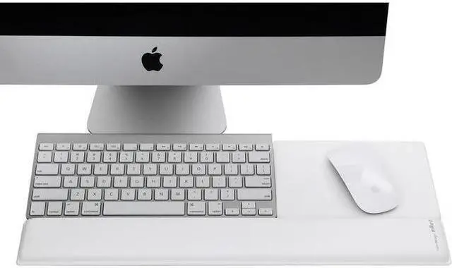 Alt view image 19 of 19 - RAIN DESIGN 10011 MREST WRIST REST  and  MOUSE PAD - WHITE