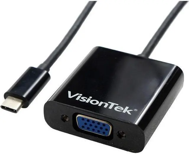 Alt view image 15 of 15 - VisionTek 900818 USB 3.1 Type C to VGA Adapter (M/F)