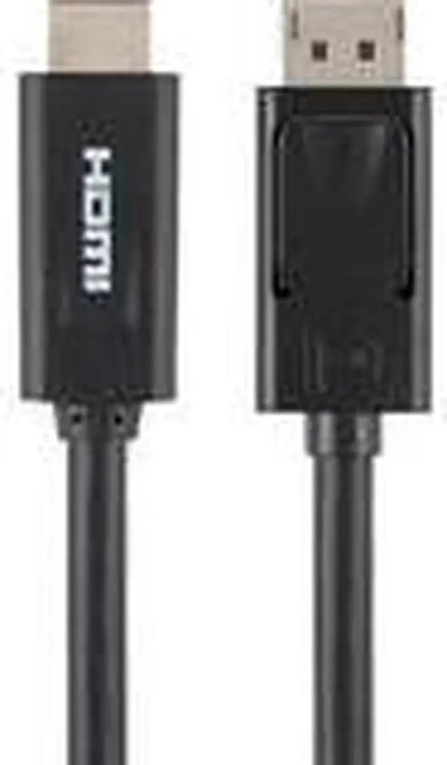 Alt view image 4 of 4 - Belkin F2CD001B06-E 6 ft. Black DisplayPort to HDMI Cable, M/M, 4k Male to Male