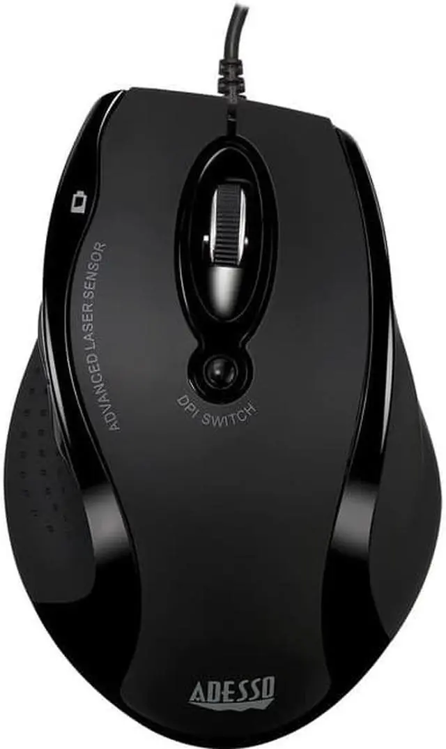Alt view image 10 of 12 - ADESSO IMOUSEG2 ADESSO USB ERGONOMIC OPTICAL MOUSE, WITH ADJUSTABLE DPI, INTERNET NAVIGATIONAL B