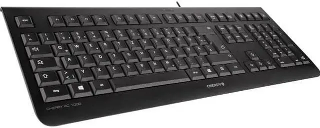 Alt view image 6 of 6 - CHERRY DESKTOP JK-0800EU-2 KC1000 BLACK 104+4 HOT KEYS