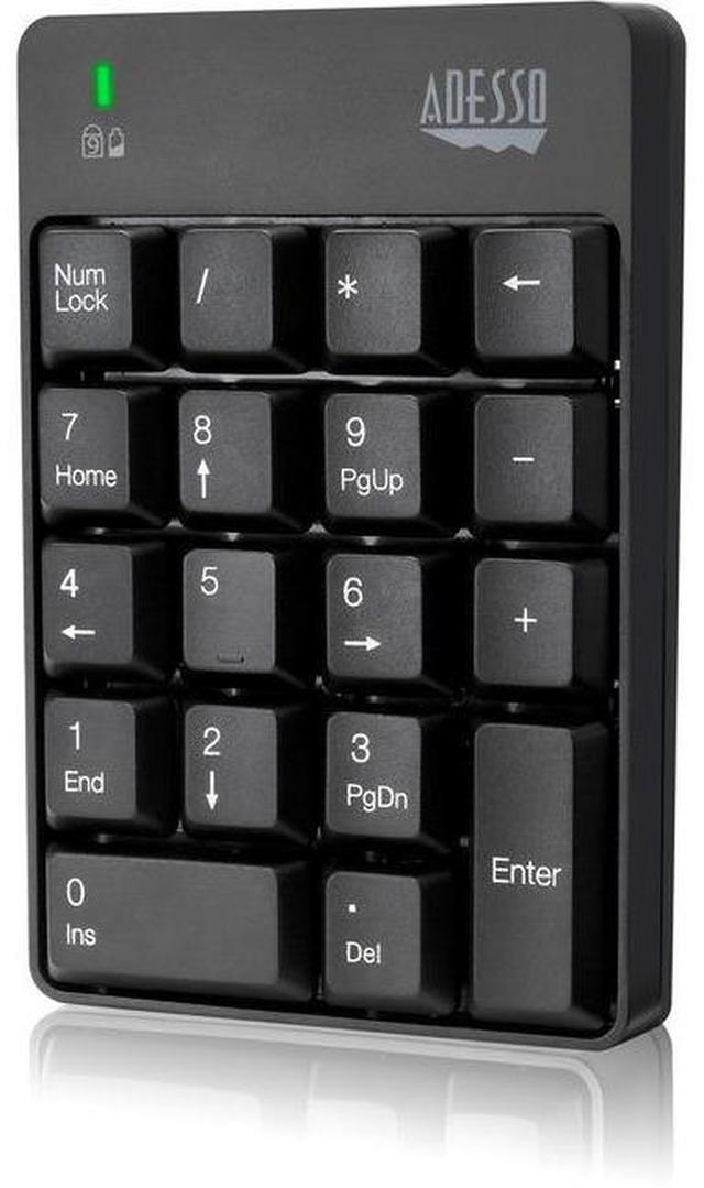 Alt view image 18 of 20 - Adesso WKB-6010UB - Wireless Spill Resistant 18-Key Numeric Keypad
