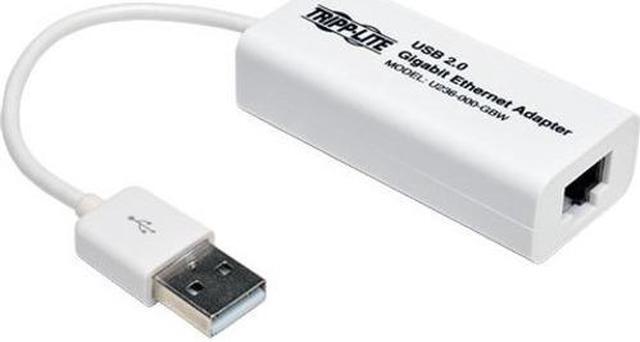 Main image of Tripp Lite U236-000-GBW USB 2.0 Hi-Speed to Gigabit Ethernet Network Adapter