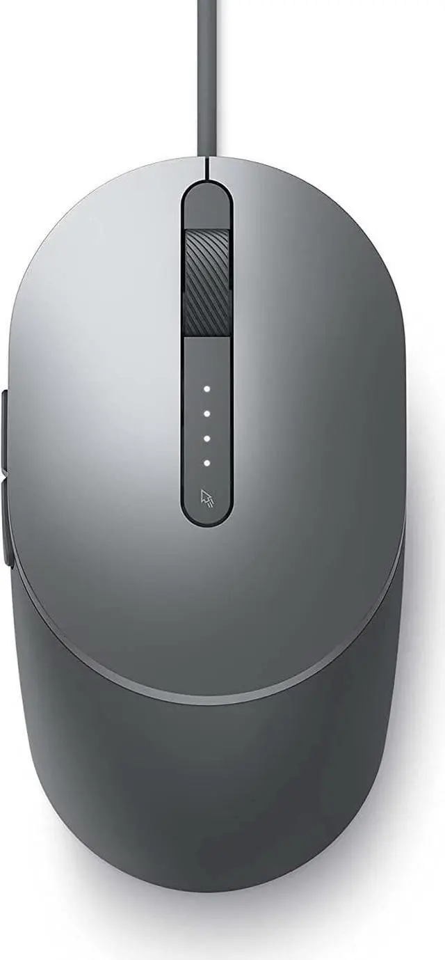 Alt view image 9 of 13 - DELL MS3220 Laser Wired Mouse Titan Gray