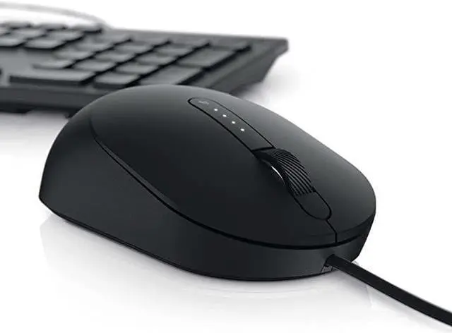 Alt view image 7 of 11 - Dell Laser Wired Mouse - MS3220 - Black