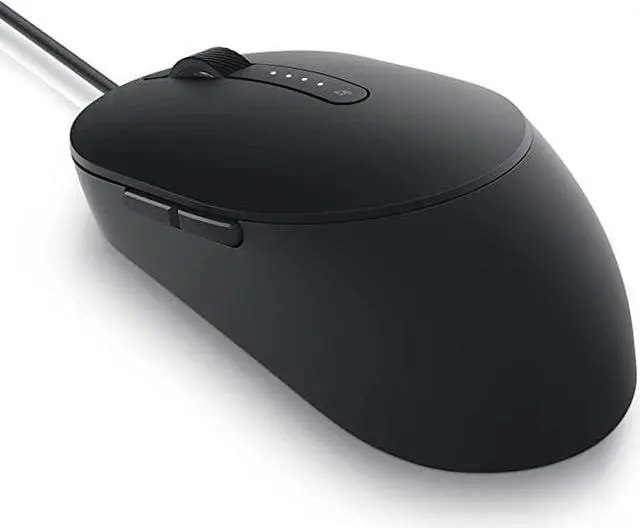 Alt view image 8 of 11 - Dell Laser Wired Mouse - MS3220 - Black