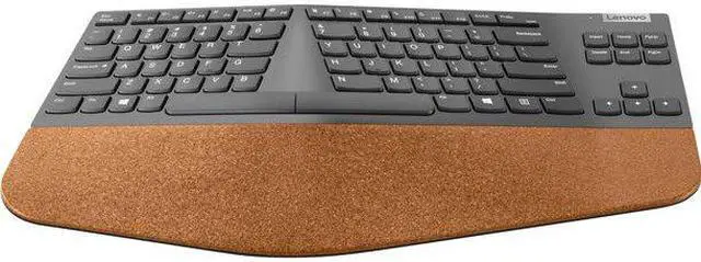 Alt view image 13 of 20 - Lenovo 4Y41C33748 Storm Gray RF Wireless Wireless Split Keyboard - US English - Wireless Connectivity - 2.40 GHz - English (US) - PC