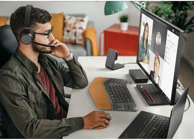 Alt view image 15 of 20 - Lenovo 4Y41C33748 Storm Gray RF Wireless Wireless Split Keyboard - US English - Wireless Connectivity - 2.40 GHz - English (US) - PC
