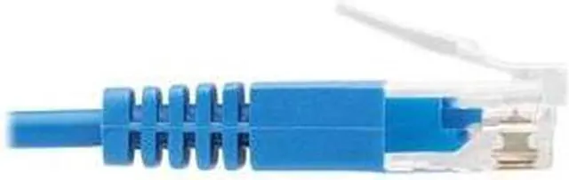 Alt view image 10 of 11 - Tripp Lite Cat6 Gigabit Molded Ultra-Slim Utp Ethernet Cable (Rj45 M/M) Blue 7 Ft.