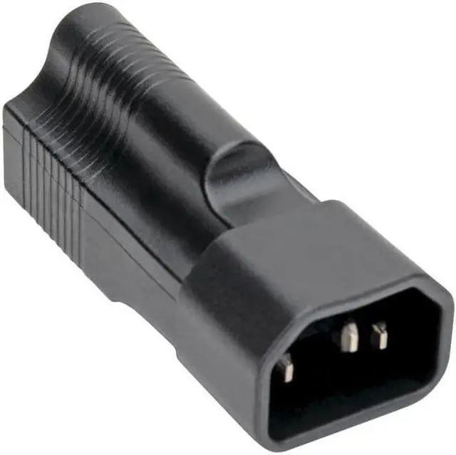 Alt view image 5 of 7 - Tripp Lite NEMA 5-15R to C14 Power Cord Adapter Converter 10A 125V Black