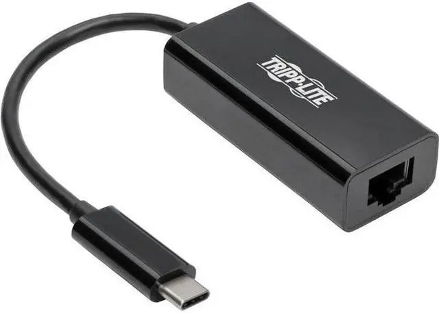Alt view image 10 of 14 - Tripp Lite USB-C to Gigabit Network Adapter with Thunderbolt 3 Compatibility - Black