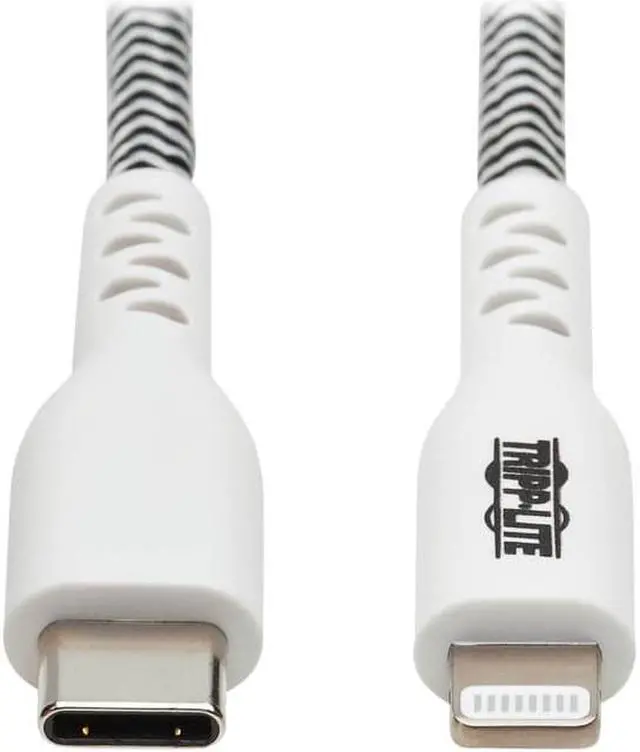 Alt view image 7 of 10 - Tripp Lite Heavy-Duty Usb-C To C94 Lightning Cable (M/M) 10 Ft.