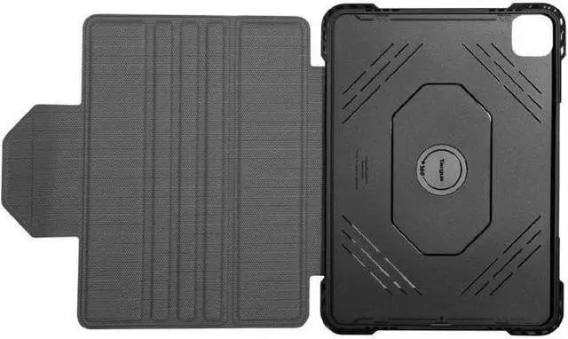 Alt view image 10 of 20 - Targus Pro-Tek THZ866GL Rugged Carrying Case (Folio) for 10.9" to 11" Apple iPad Tablet - Black
