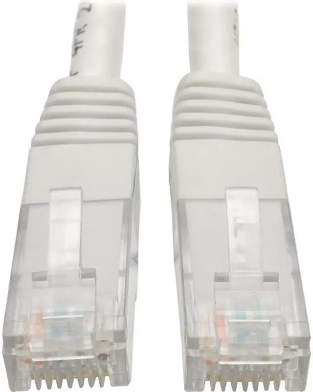 Alt view image 7 of 10 - Tripp Lite Premium N200-001-WH RJ-45 Patch Network Cable